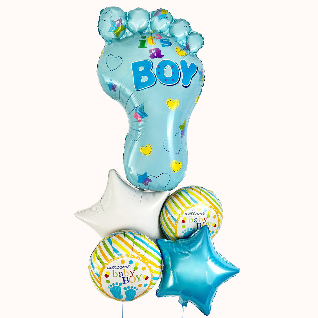 Bouquet Globos con Helio - Nacimiento / Baby Shower