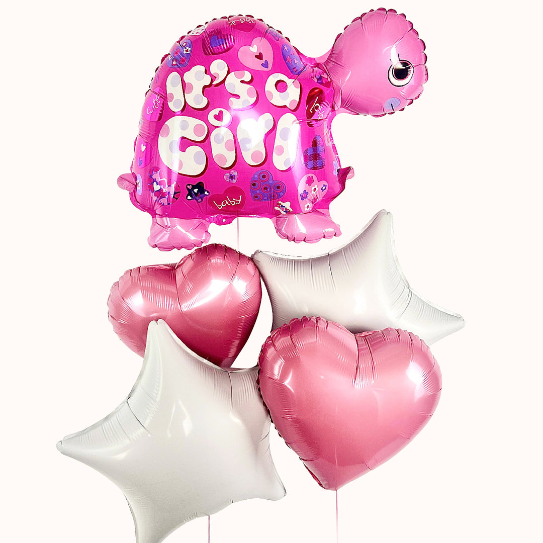 Bouquet Globos con Helio - Nacimiento / Baby Shower