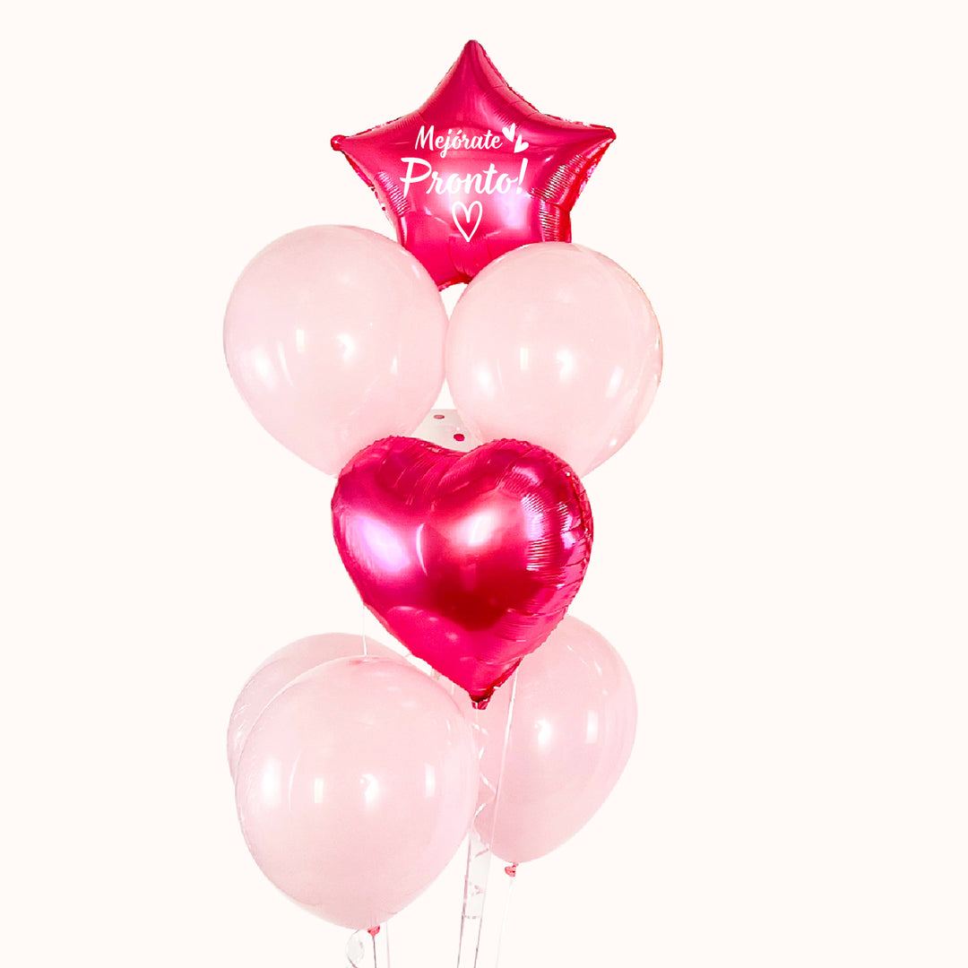 Bouquet Globos Mejórate Pronto