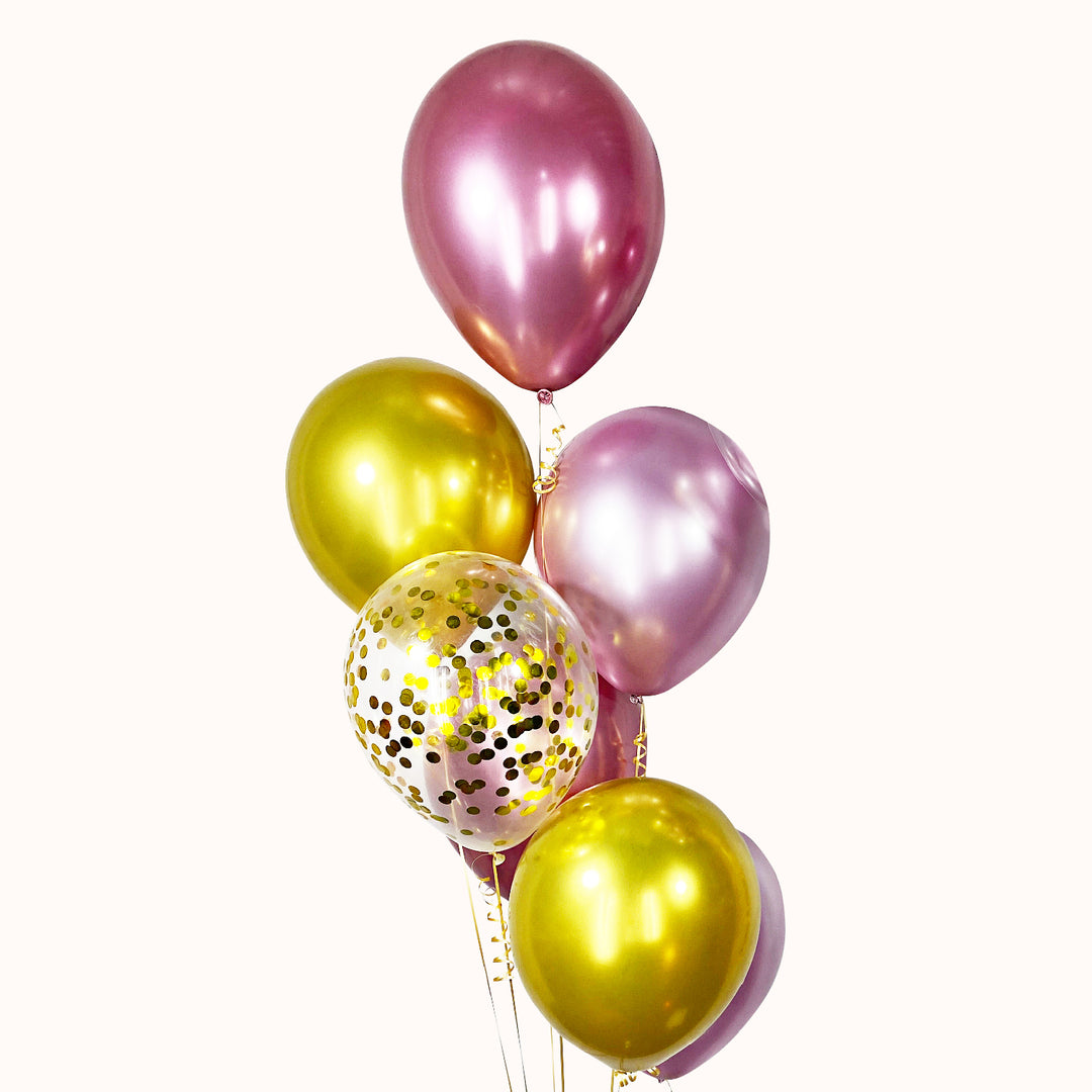 Bouquet Globos Látex Con Helio