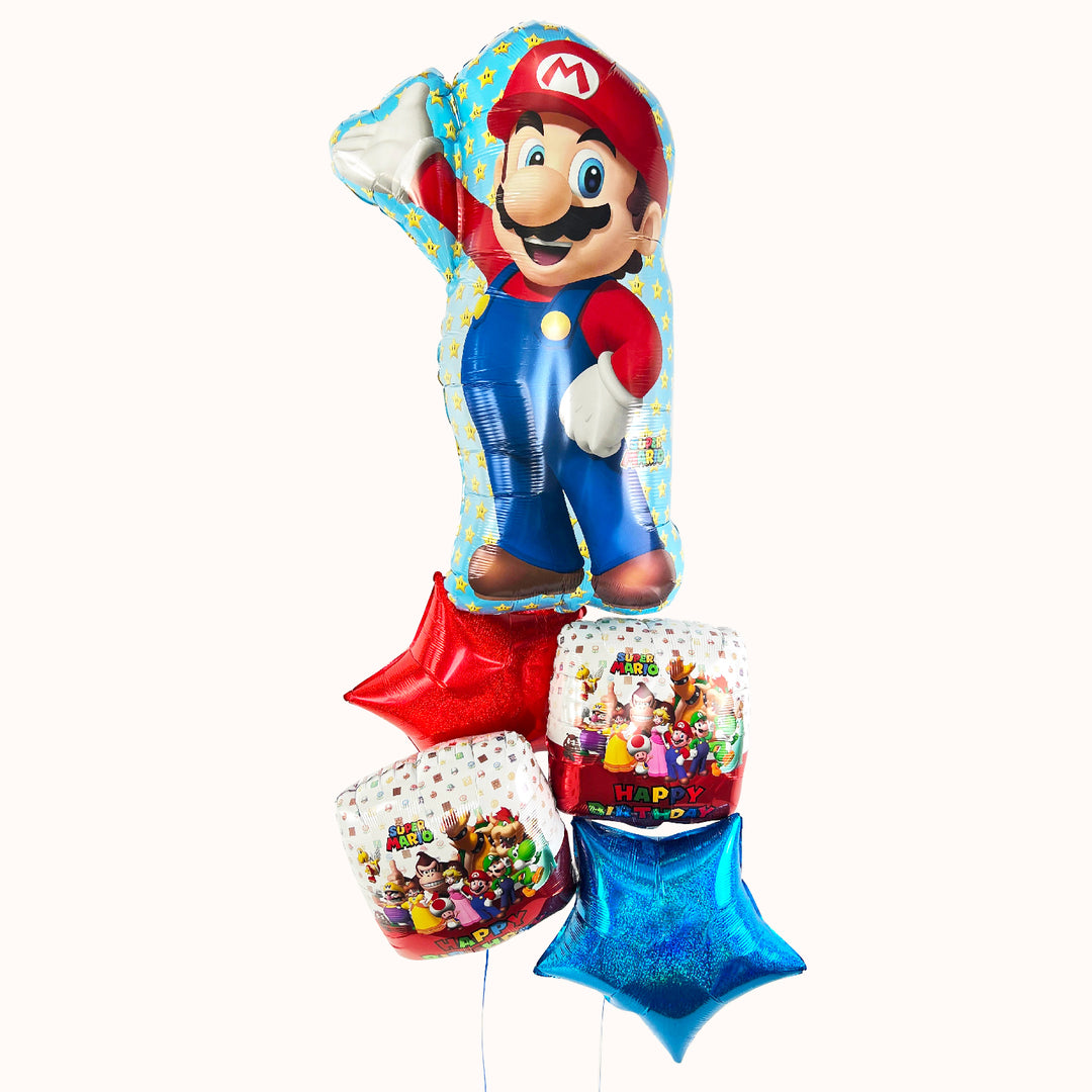 Bouquet Globos Mario Kart