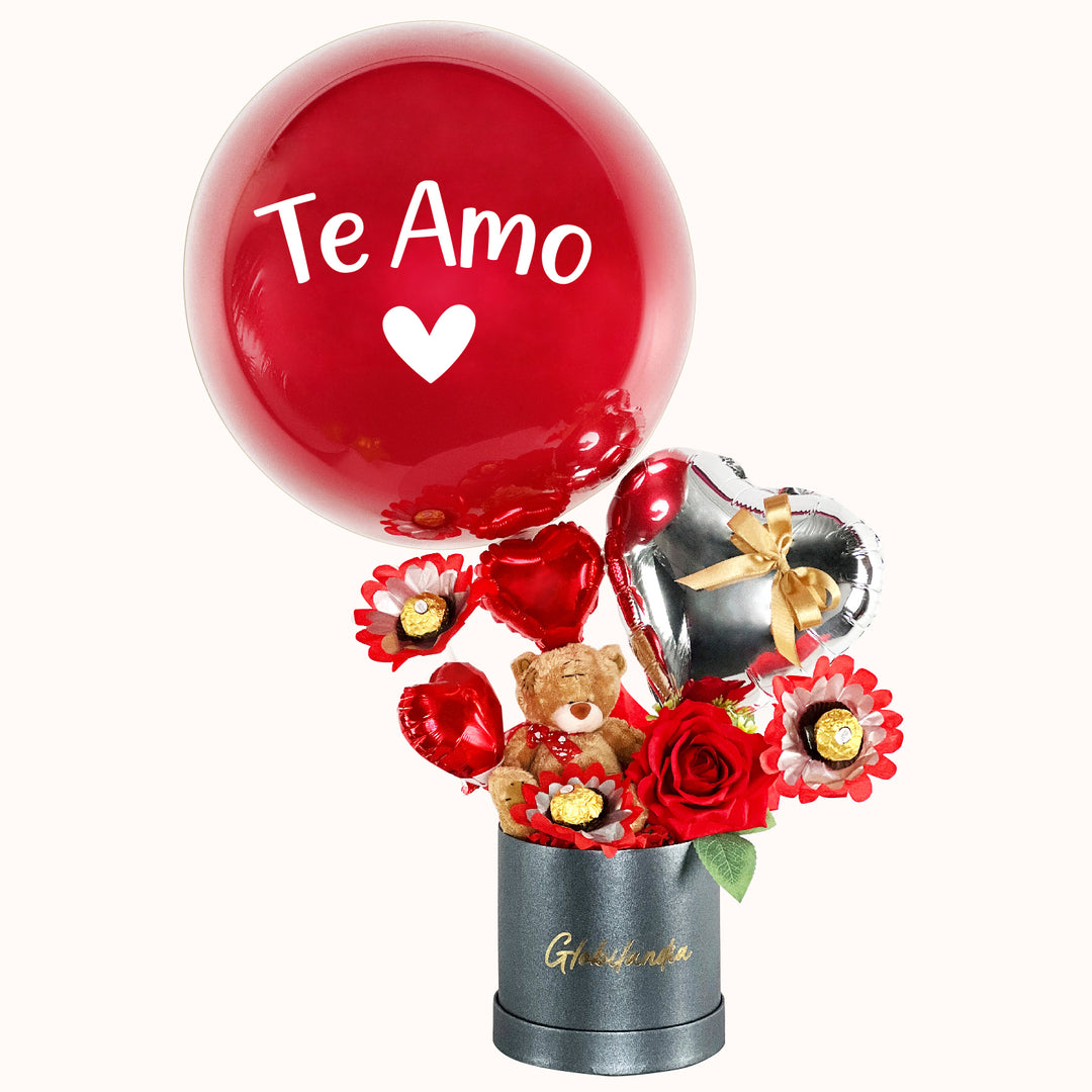 Gift Box Peluche Y Chocolates - Día Del Novio