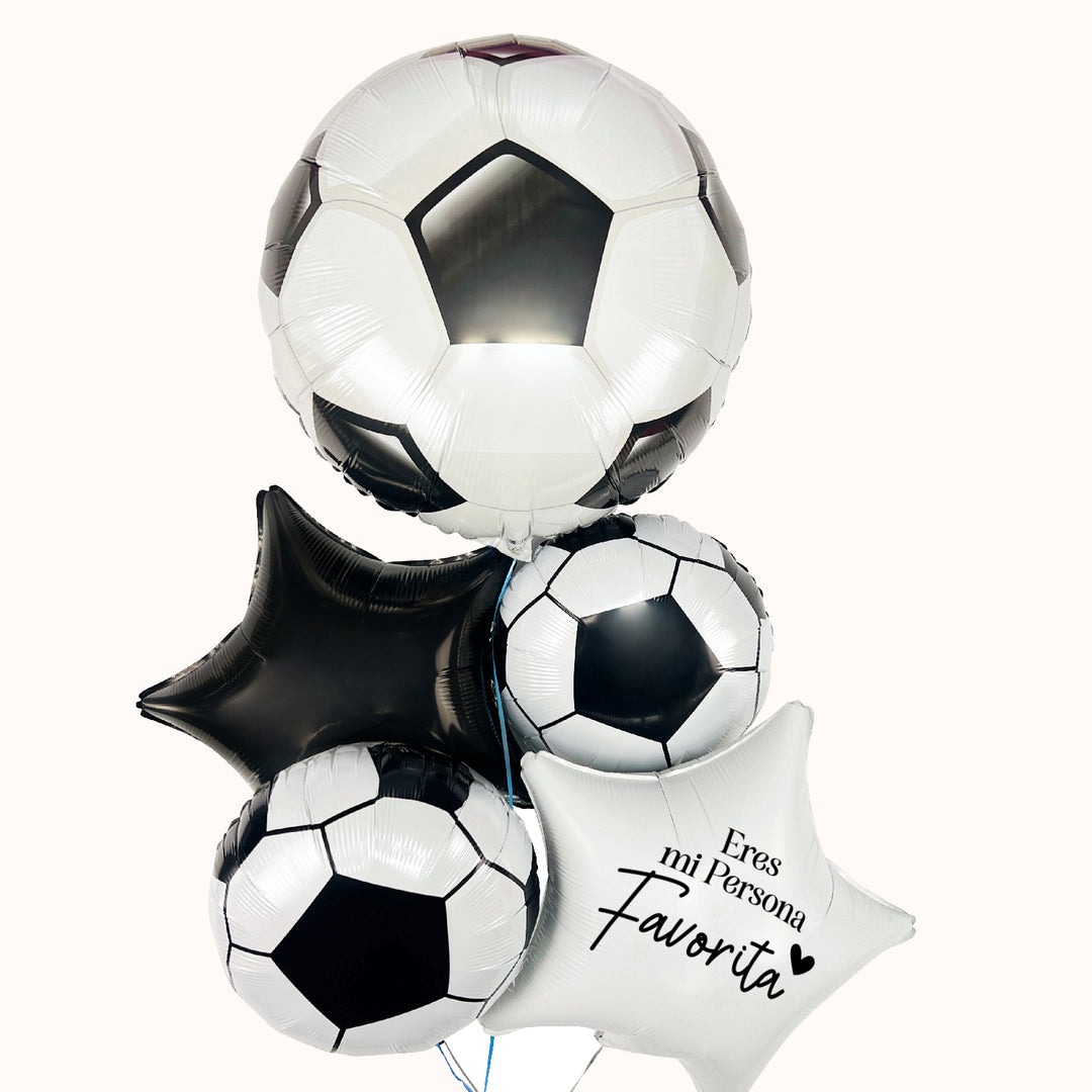 Bouquet Globos Futbolero - Día Del Novio
