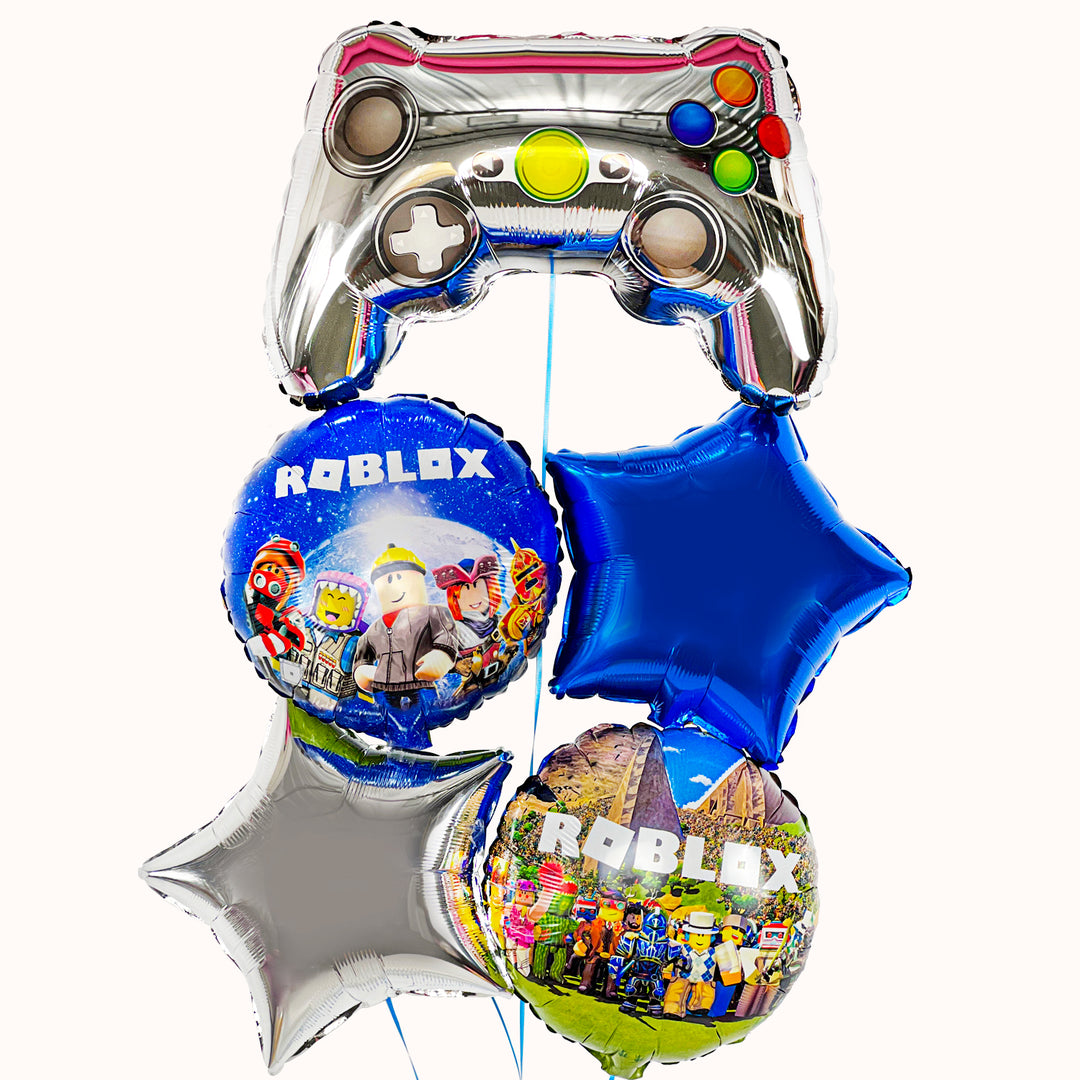 Bouquet de Globos Metalicos Nintendo- Roblox
