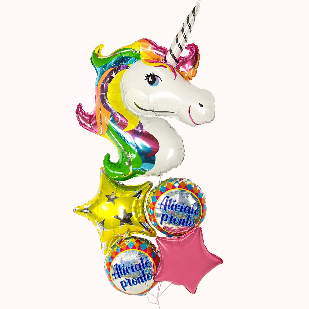 Bouquet de Globos Unicornio – Alíviate Pronto