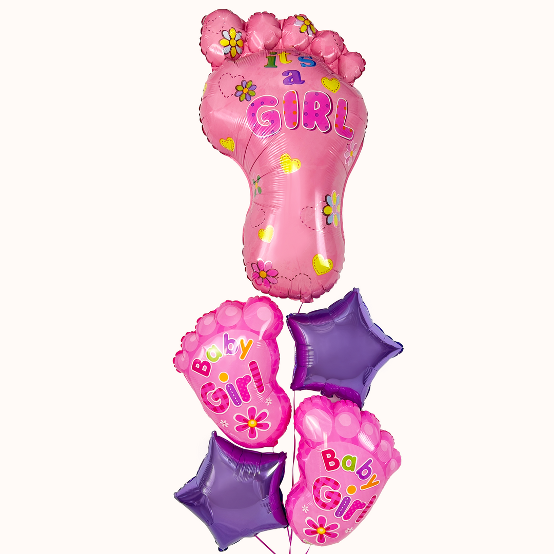 Bouquet Globos Nacimiento - It's A Girl