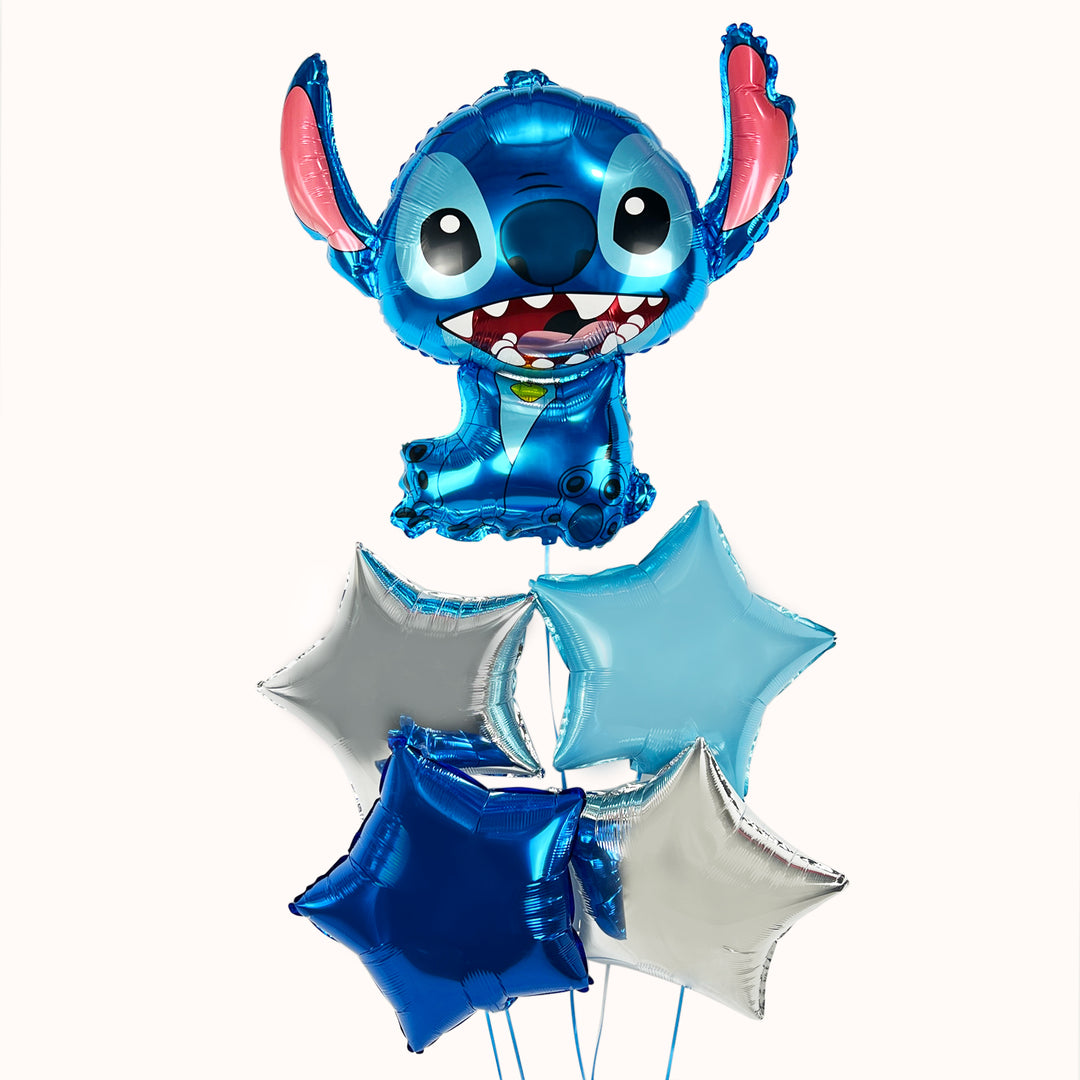 Bouquet de Globos Stitch