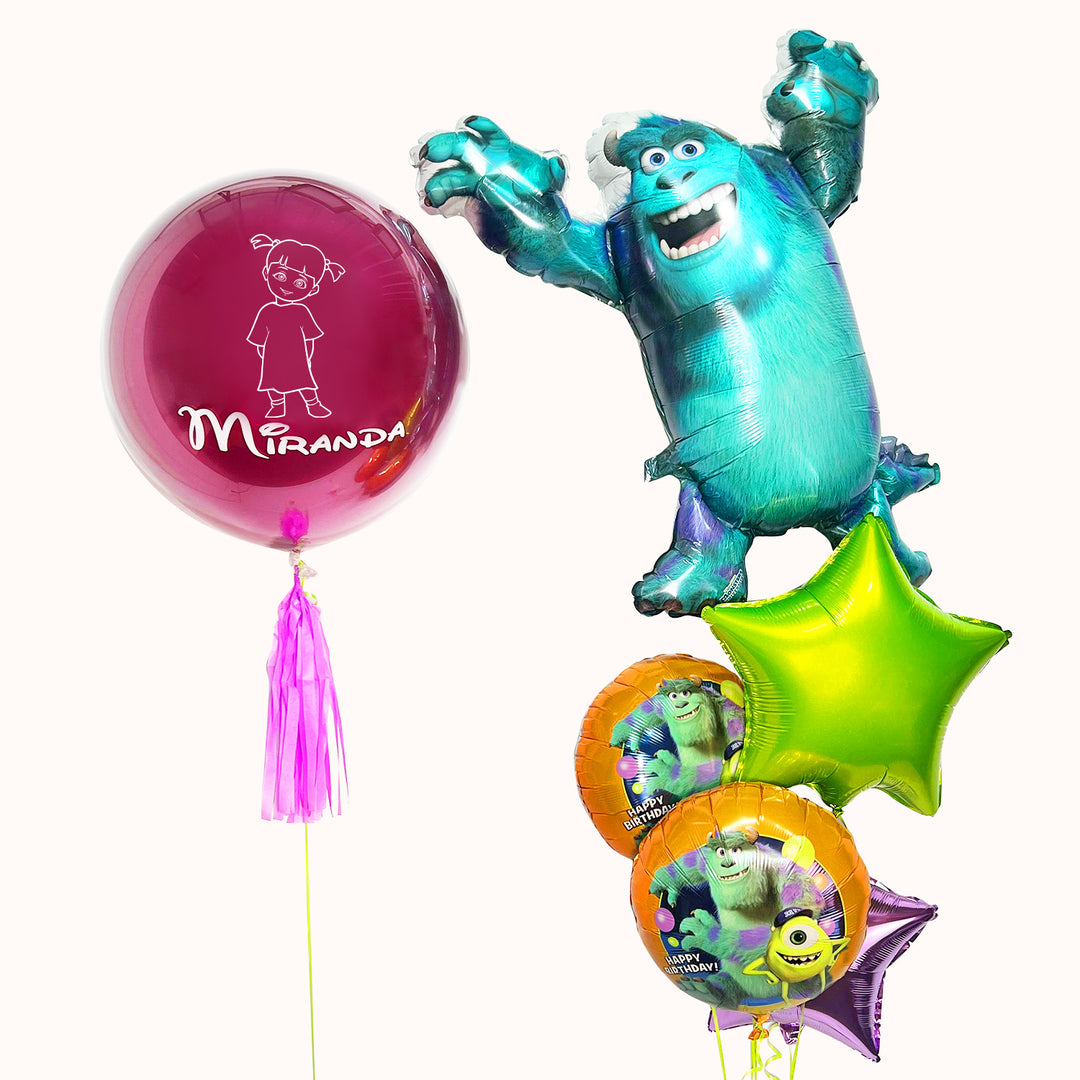 Bouquet Globos Monsters INC