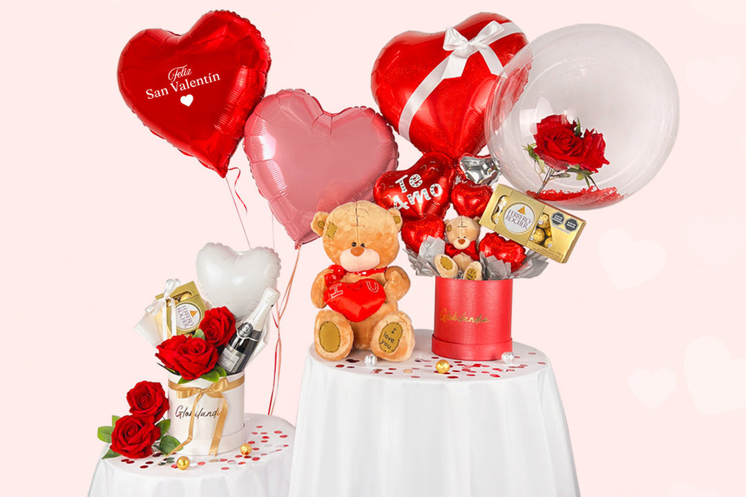 Detalles para sorprender en San Valentín: ideas románticas con globos y regalos personalizados