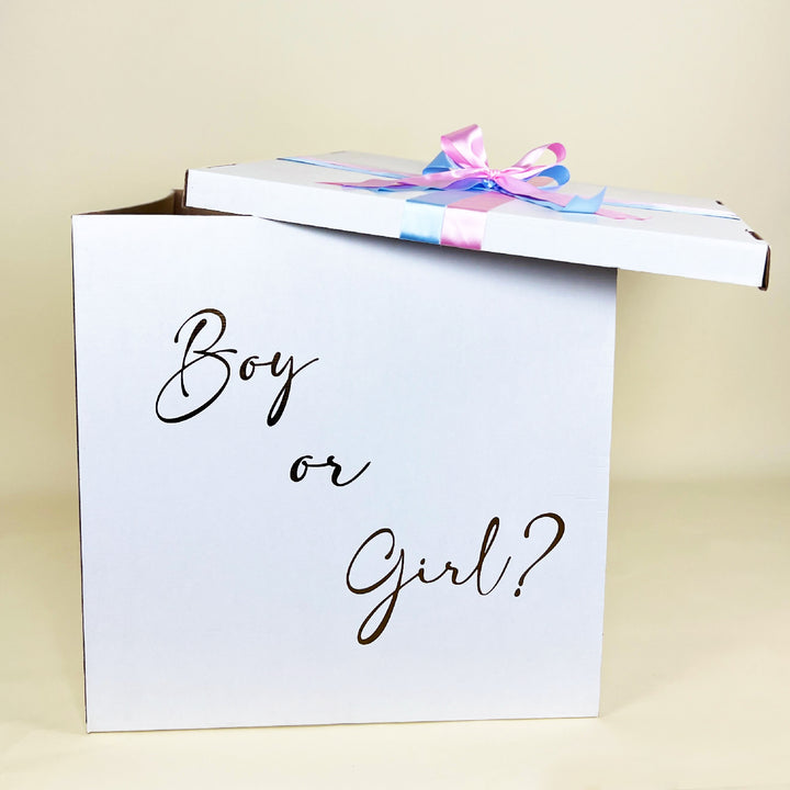 Caja Revelación de Género / Gender Reveal Box - Sin Relleno