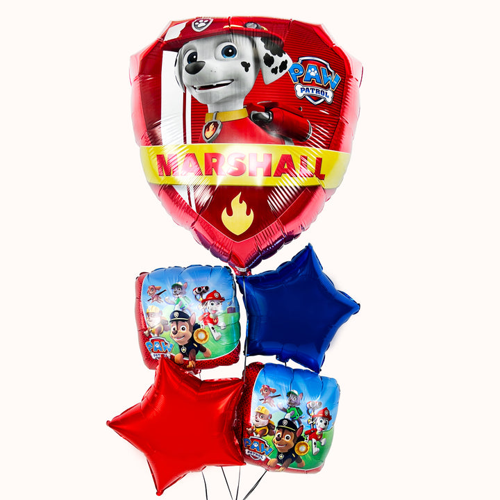 Bouquet Globos Metálicos Paw Patrol