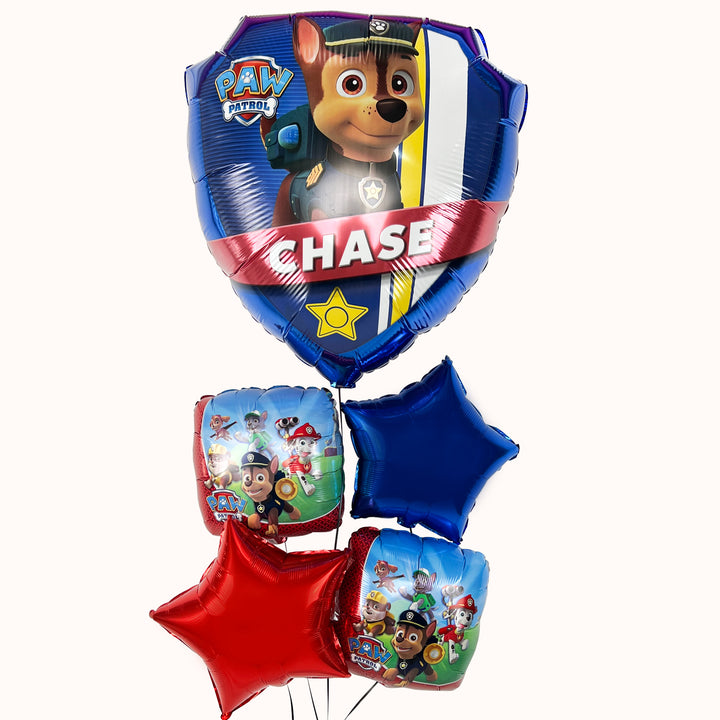 Bouquet Globos Metálicos Paw Patrol