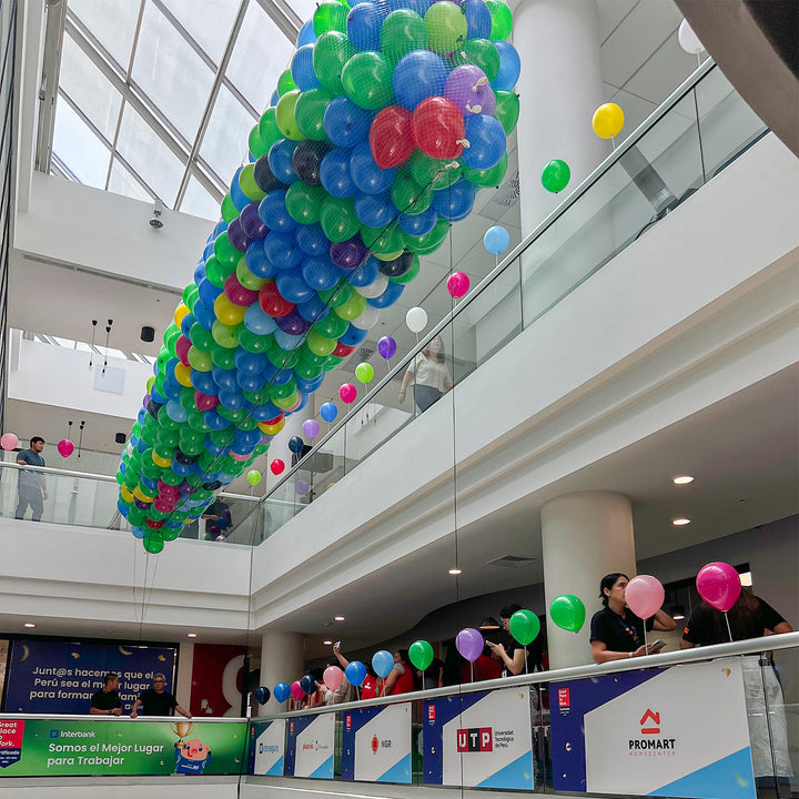 Malla Caída de Globos - Corporativo