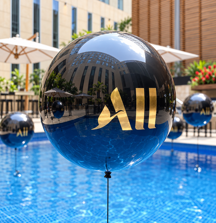 Globos Burbuja Doble Efecto para Piscina - Corporativo