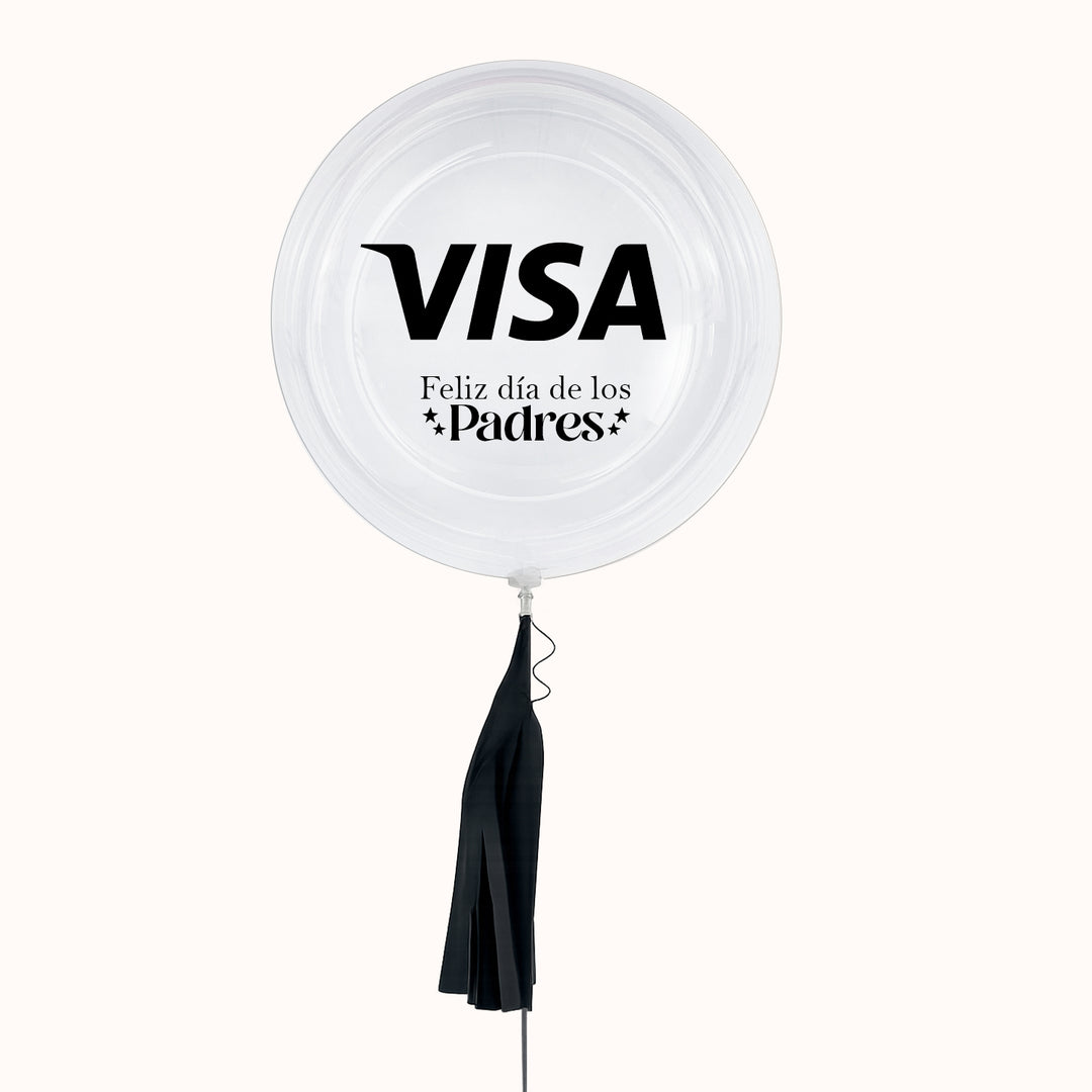  Globo Burbuja brandeado con Helio Corporativos para el Día del Padre. Personaliza tu celebración con detalles únicos para tu empresa y sorprende a todo tu equipo. Encuéntralos en Globilandia, pídelo ahora mismo.