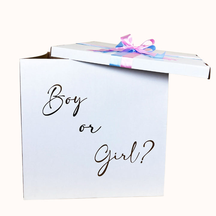 Caja Revelación de Género / Gender Reveal Box - Sin Relleno
