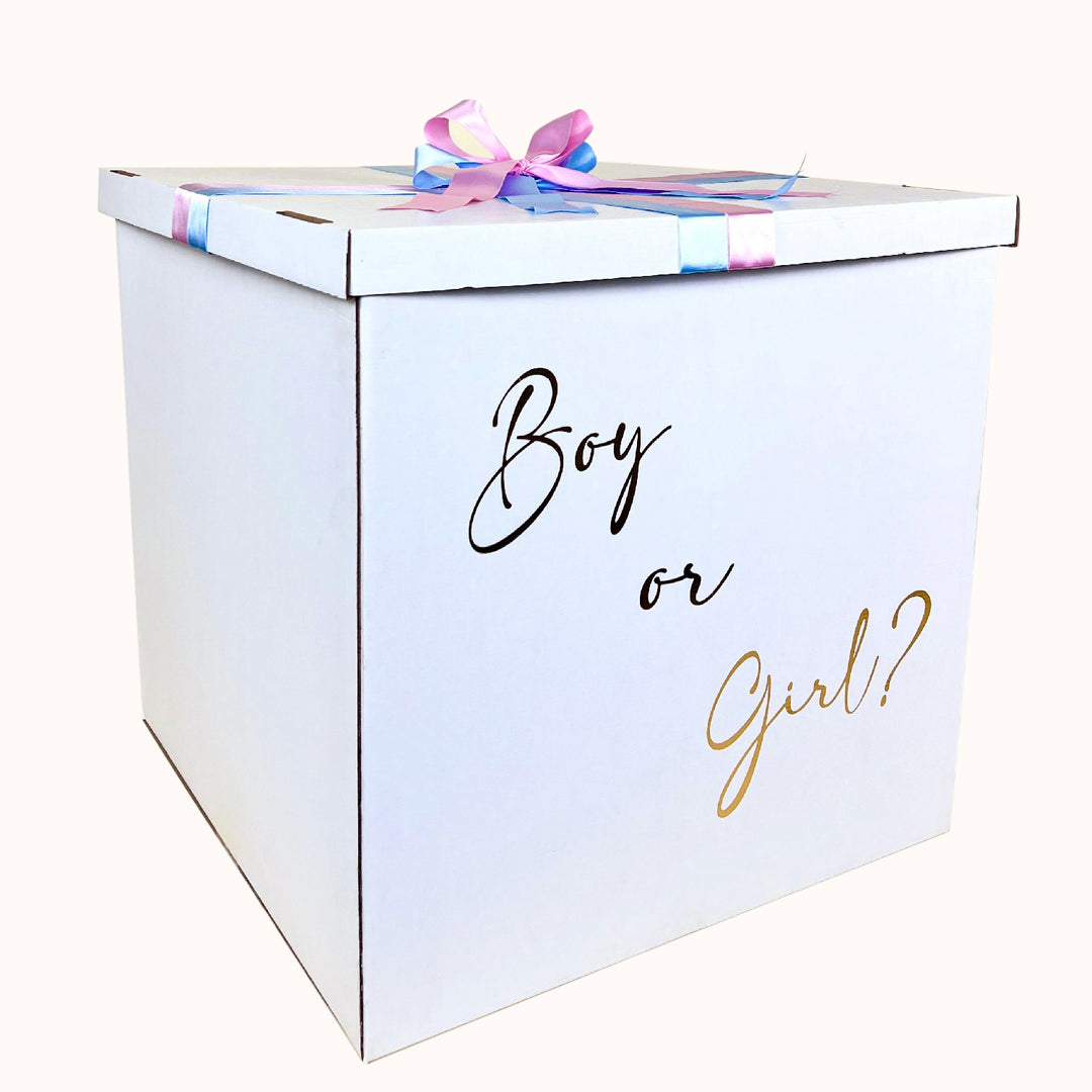 Caja Revelación de Género / Gender Reveal Box - Sin Relleno